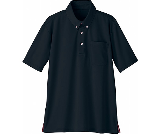 WHISEL（自重堂） 半袖BDポロシャツ ブラック SS WH90418 1枚（ご注文単位1枚）【直送品】