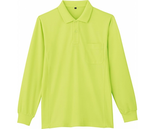 WHISEL（自重堂） 長袖ポロシャツ ライト グリーン SS 85884 1枚（ご注文単位1枚）【直送品】