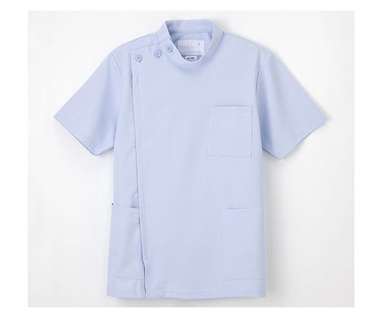 ナガイレーベン 男子横掛半袖 ブルー BL HO1967 1枚（ご注文単位1枚）【直送品】