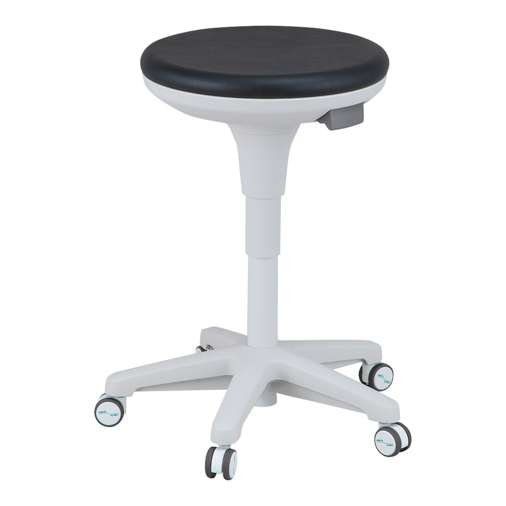 ナビス（アズワン） サスティナブルセレクトチェア（キャスター仕様）ブラック NVHC-BLK 1個（ご注文単位1個）【直送品】