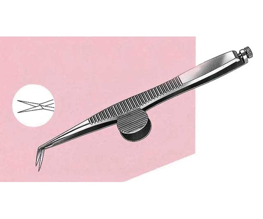 Leprex マイクロ剪刀 ウエッケル 110mm LMB-41 1個（ご注文単位1個）【直送品】