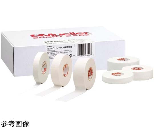 MUELLER ホワイトプロ アスレチックテープ 13mm 1箱（24巻入） 52513 1箱（ご注文単位1箱）【直送品】