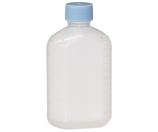 金鵄製作所 小判型投薬瓶 200mL ノーマルキャップ(スカイブルー:水) 100本入 20030-002 1箱(ご注文単位1箱)【直送品】