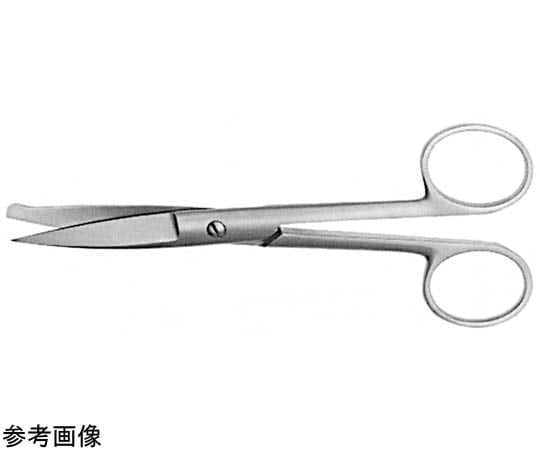 NAPOX 直剪刀 片鋭片球(解剖剪刀) 185mm B-7-185 1個(ご注文単位1個)【直送品】