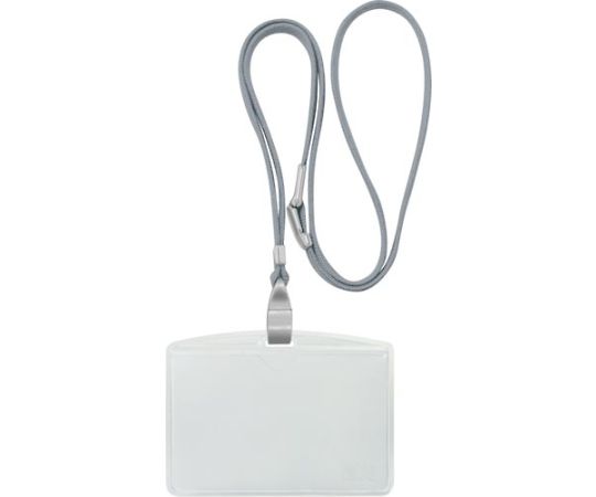 ソニック 吊下げ名札 抗菌タイプ10個入グレー NF-5084-GL 1パック（ご注文単位1パック）【直送品】