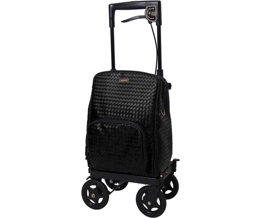 島製作所 ショッピングカート メロディ プリモ（右用） メッシュBK  1個（ご注文単位1個）【直送品】