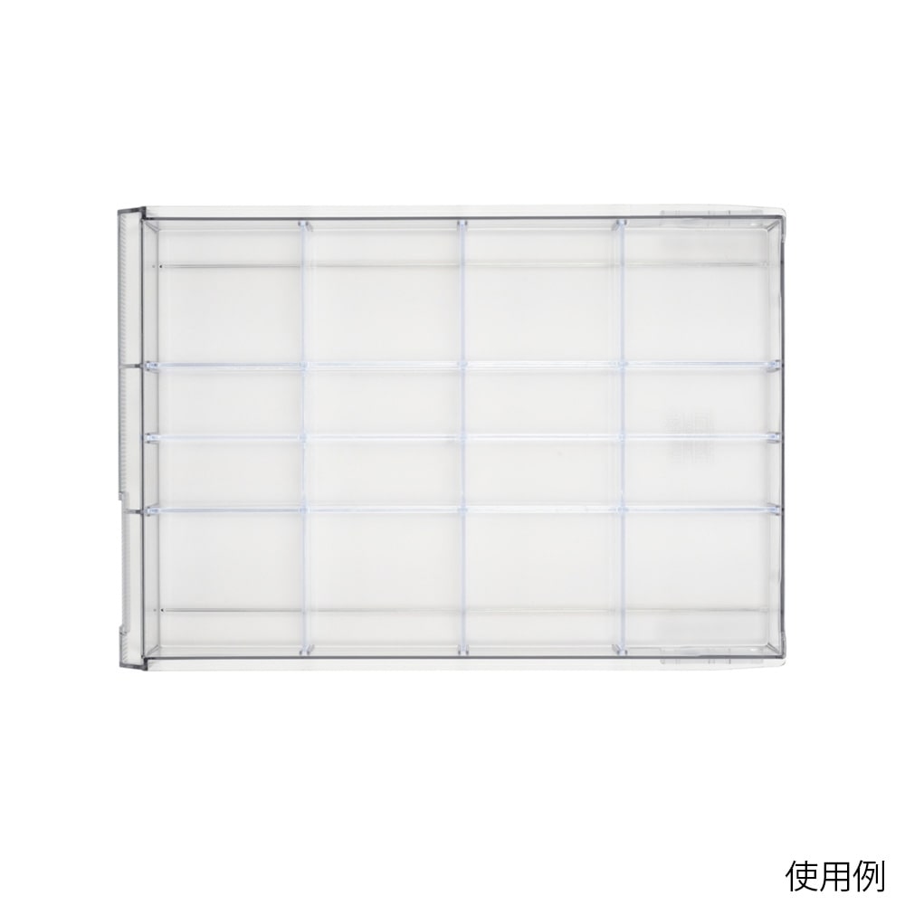 サカセ 仕切板 カセッターB4タイプ用（引出6段用）ヨコ HB4-004 1枚（ご注文単位1枚）【直送品】