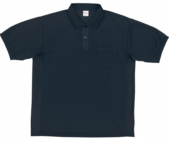 WHISEL(自重堂) 半袖ポロシャツ ブラック SS 47664 1枚(ご注文単位1枚)【直送品】