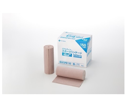ニチバン バトルウィン スポーツバンデージ 150mm×5m 6巻入 BWSPB150 1箱（ご注文単位1箱）【直送品】