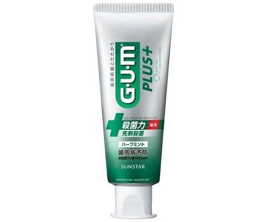 サンスター GUM ガム・プラスデンタルペースト ハーブミント 120g  1個（ご注文単位1個）【直送品】