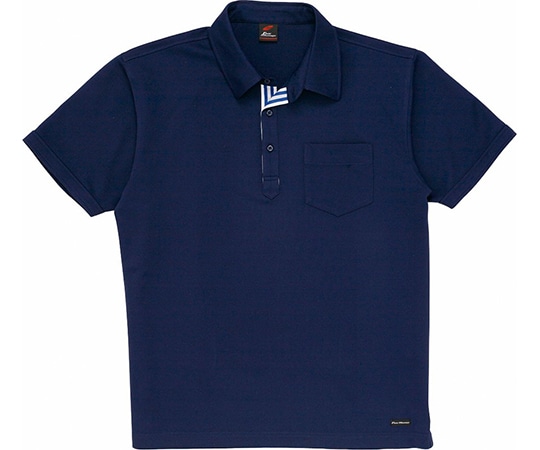 WHISEL（自重堂） 半袖ポロシャツ ネービー SS 85214 1枚（ご注文単位1枚）【直送品】