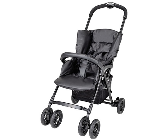 アップリカ 施設用ベビーカー幌無 レガードブラックⅡ A070885 1台（ご注文単位1台）【直送品】