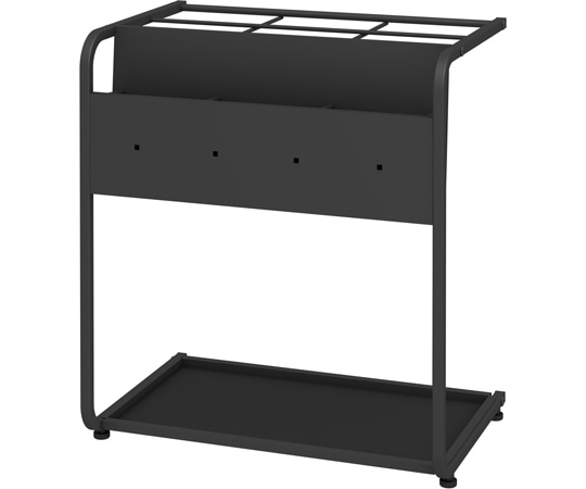 トヨダプロダクツ 折りたたみ傘収納傘立て ブラック LAS-3609USSK 1個（ご注文単位1個）【直送品】