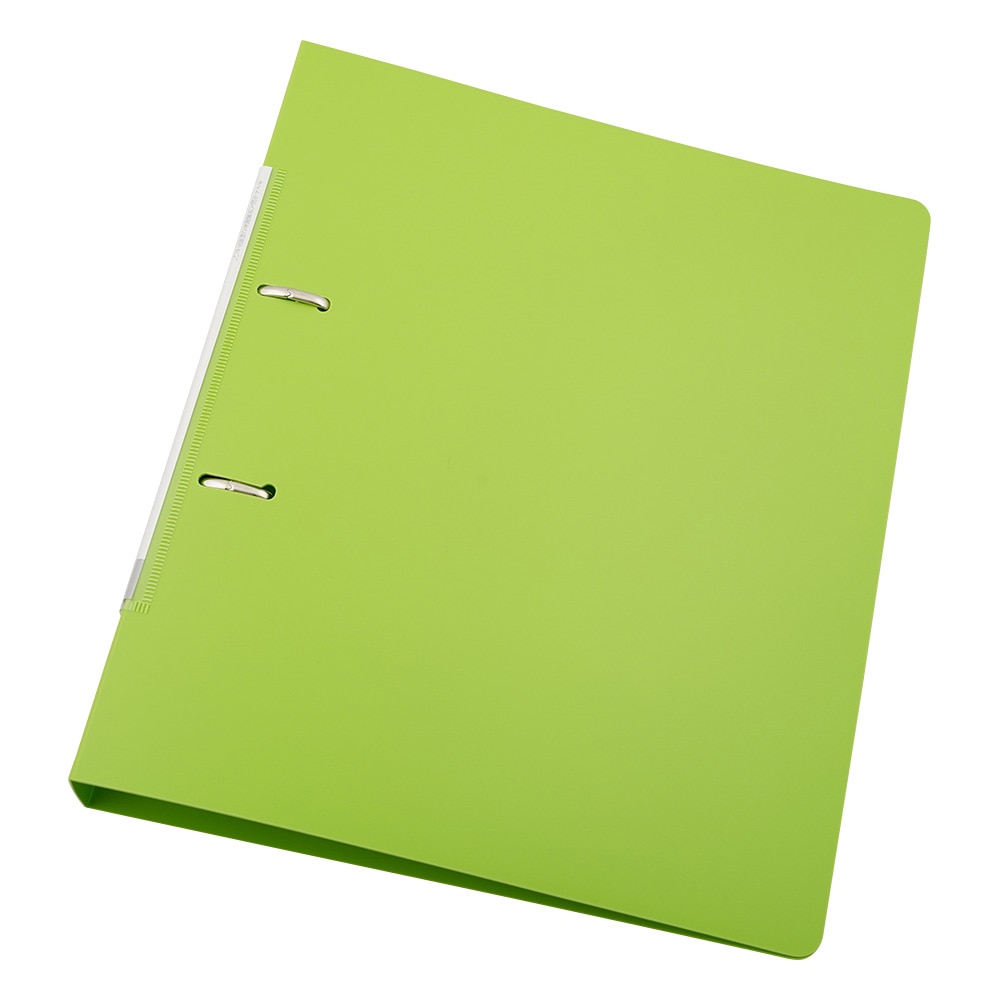 アズワン D型リングファイル 306×260×46mm 黄緑 G2230-6 1冊（ご注文単位1冊）【直送品】