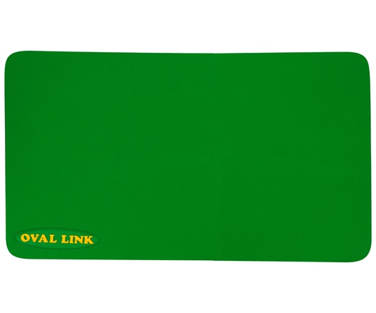 弘進ゴム オーバルリンク 浴室用マット グリーン 10枚入 マットタイプ M  1箱（ご注文単位1箱）【直送品】