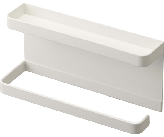 山崎実業 トレー付きマグネット アンブレラホルダー スマート ホワイト 5041 1個（ご注文単位1個）【直送品】