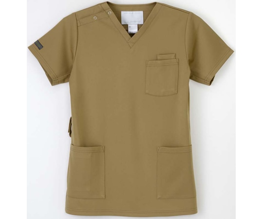 ナガイレーベン 男女兼用スクラブ ベージュ S RF-5502 1枚(ご注文単位1枚)【直送品】