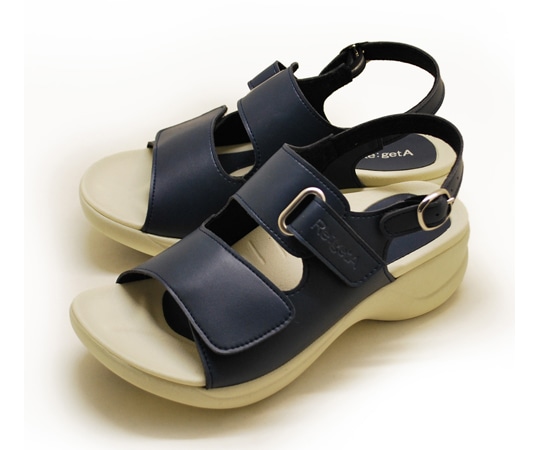リゲッタ ワークコンフォートサンダル ネイビー LL（25.0~25.5） RW1001-NVY-LL 1足（ご注文単位1足）【直送品】