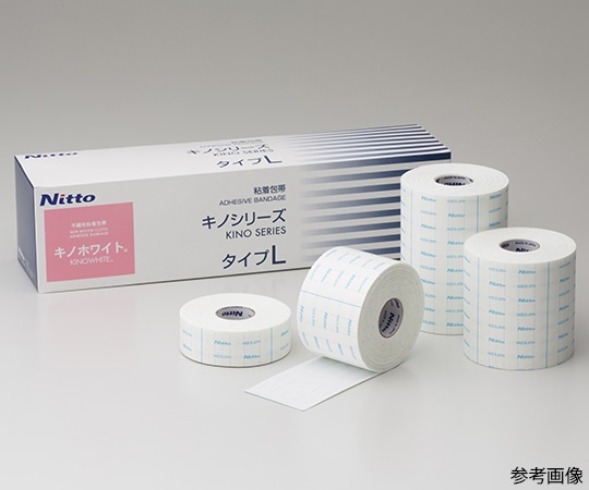 ニトムズ キノホワイト タイプL 2.5cm×10m 1箱（12巻入） B5102L 1箱（ご注文単位1箱）【直送品】