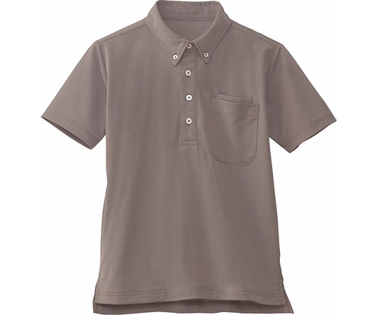 WHISEL（自重堂） 半袖BDポロシャツ ブラウン L WH90618 1枚（ご注文単位1枚）【直送品】