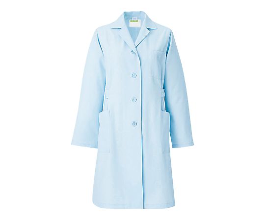 サンアロー レディス診察衣（サックス） M 261-91 1枚（ご注文単位1枚）【直送品】