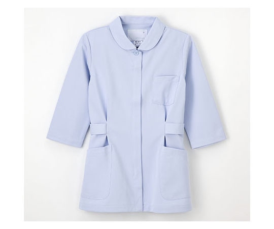 ナガイレーベン 女子上衣7分袖 ブルー EL HO1911 1枚（ご注文単位1枚）【直送品】