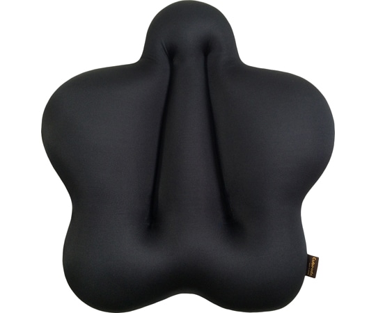 龍野コルク工業 CuCuスリム（腰楽クッション）黒モカ  1個（ご注文単位1個）【直送品】