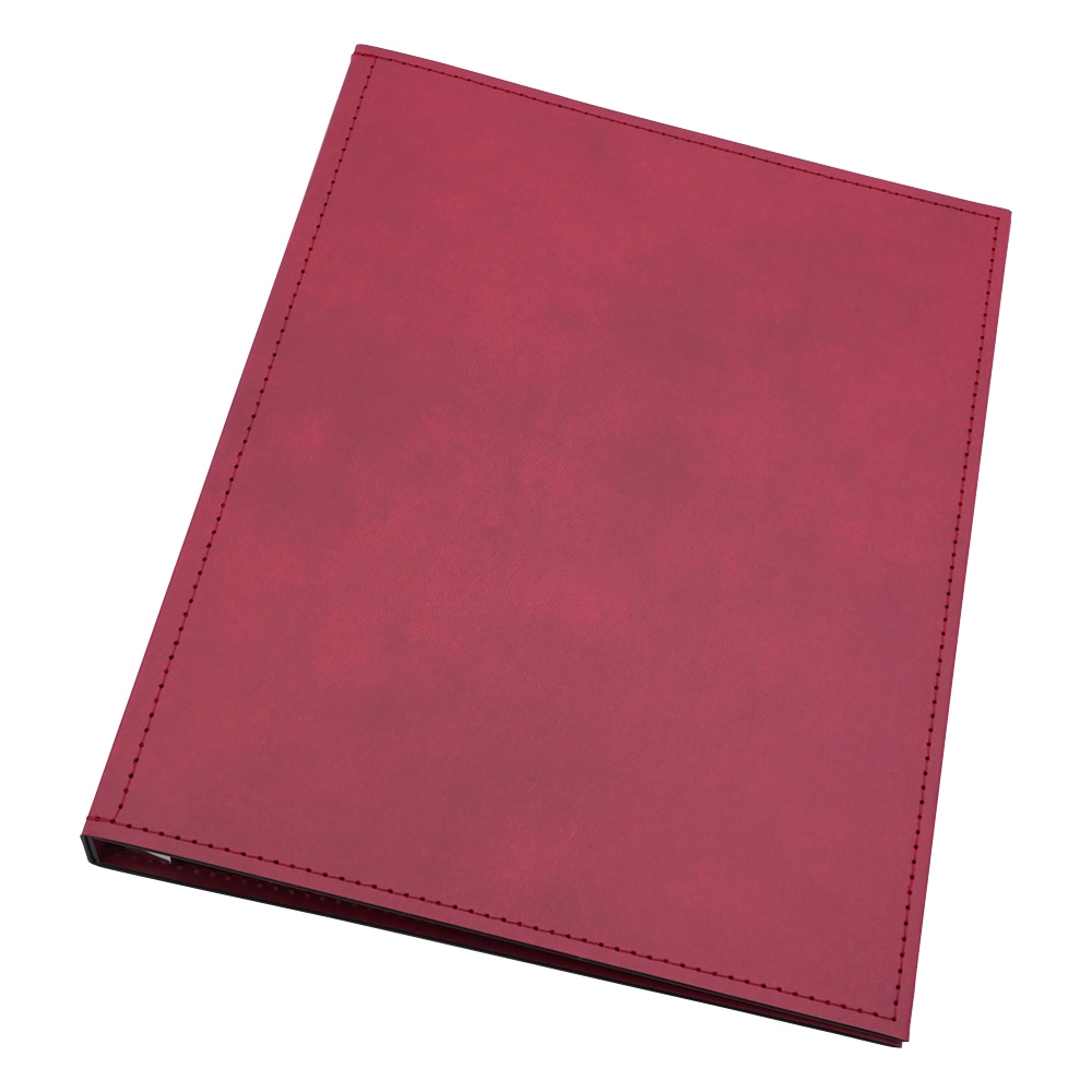 LIHITLAB カルテブック A4・4穴・スタンダード レッド CY4-4L-5 1冊（ご注文単位1冊）【直送品】