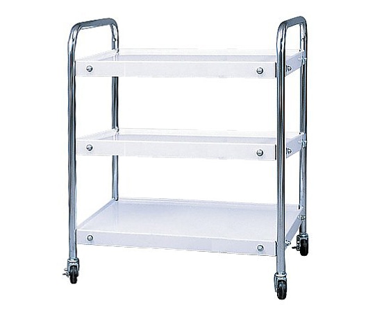 富士医療測器 ホスピタルワゴン（3段） 705×390×730mm WD-6-50 1台（ご注文単位1台）【直送品】