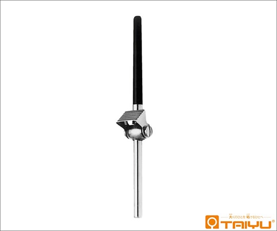 TAIYU（大祐医科工業） 砲カラン 全長17.5cm 先端硬ゴム製 持ち手金属（真鍮）製 TY-968B 1本（ご注文単位1本）【直送品】