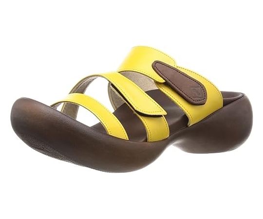 リゲッタ エッグヒールサンダル マスタード S CJEG5223-MUS-S（22.0~22.5cm） 1足（ご注文単位1足）【直送品】