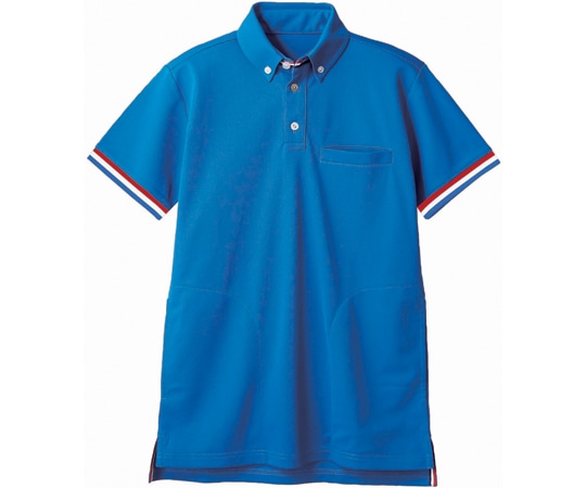 住商モンブラン ポロシャツ 兼用 半袖 ブルー SS 72-473 SS 1枚（ご注文単位1枚）【直送品】