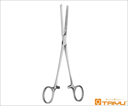 TAIYU(大祐医科工業) 太口チューブ鉗子 縦筋 BOX 全長20cm TY-475L 1本(ご注文単位1本)【直送品】