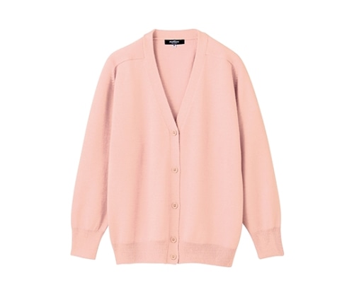 住商モンブラン カーディガン 長袖 シェルピンク 56-030 LL 1枚（ご注文単位1枚）【直送品】