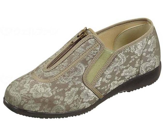 広島化成 くつろぎエルダーKE329 モカ 22.0cm KE329 1足(ご注文単位1足)【直送品】