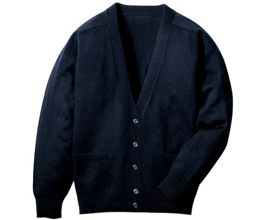フォーク ナースカーディガン ネイビー 11号 A300-1 1枚（ご注文単位1枚）【直送品】