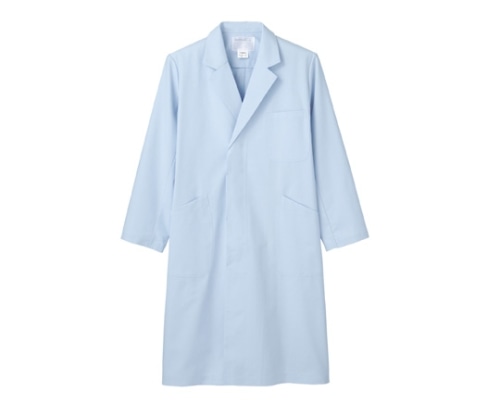 住商モンブラン 診察衣 メンズ 長袖S サックス 51-603 S 1枚（ご注文単位1枚）【直送品】