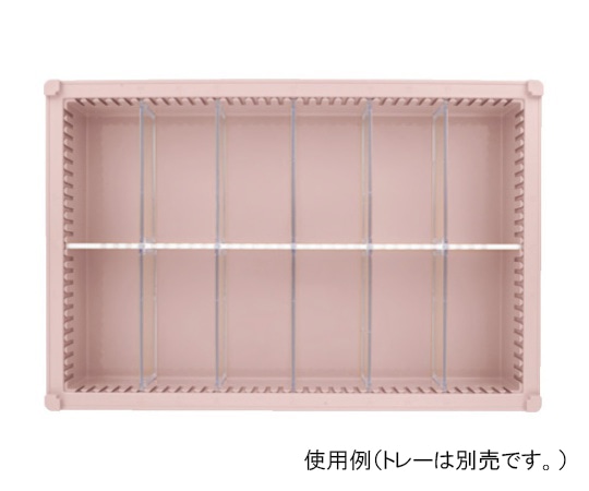 サカセ 仕切板Dセット トレー64-10タイプ（深さ10cm）用 帯電防止タイプ PD10-Dセット 1セット（ご注文単位1セット）【直送品】