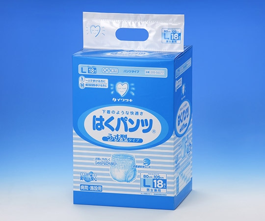 イワツキ イワツキはくパンツ うす型 病院施設用 L 108枚 005-50077 1箱（ご注文単位1箱）【直送品】