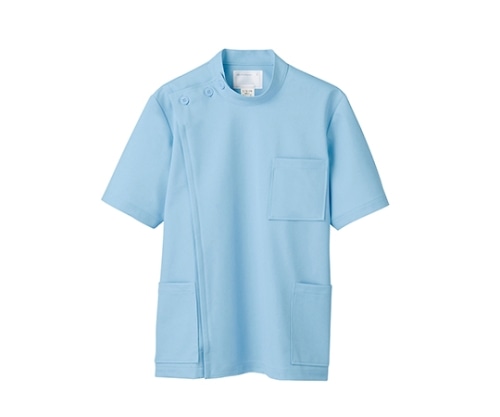 住商モンブラン ケーシー メンズ 半袖 サックス 72-704 L 1枚（ご注文単位1枚）【直送品】