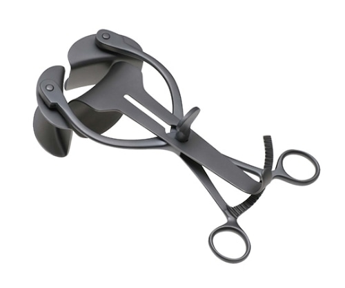 日本フリッツメディコ 開創器 ホーツェル 3弁 長さ17cm 鈎幅60×38mm・55×38mm R135-1625 1個（ご注文単位1個）【直送品】