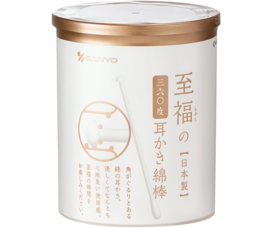 山洋 至福の360度耳かき綿棒 1箱（100本×60個入）  1箱（ご注文単位1箱）【直送品】