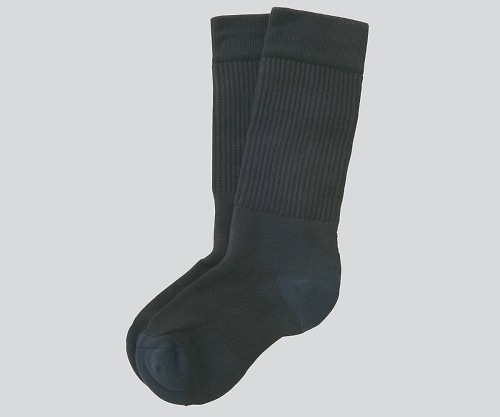 アズワン フットケアソックス（プロテクトイット） ブラック 20.0~22.5 11111 1足（ご注文単位1足）【直送品】