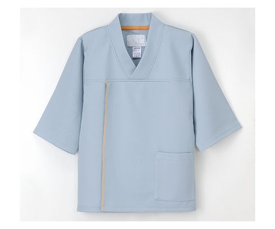 ナガイレーベン 検診衣上衣 グレー LL LK1436 1枚（ご注文単位1枚）【直送品】