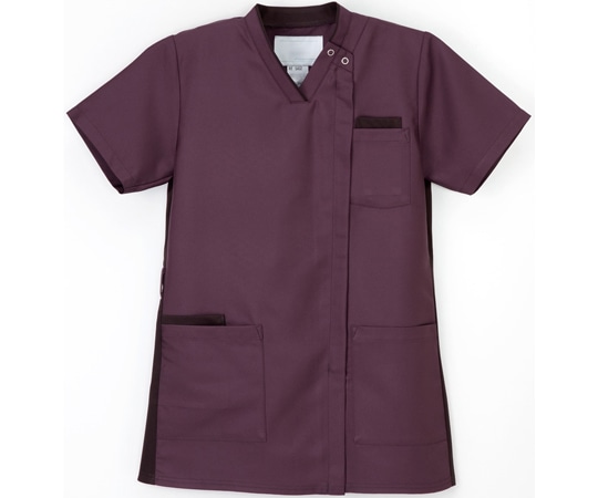 ナガイレーベン 男女兼用スクラブ パープル SS RT-5402 1枚（ご注文単位1枚）【直送品】