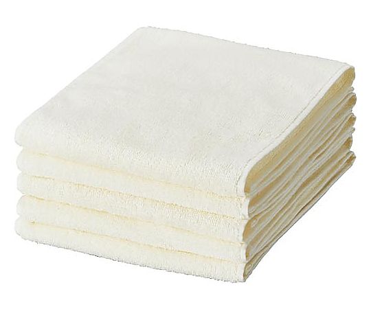 東進 コンパクトタオル オフホワイト 5枚入 KU-196 1パック(ご注文単位1パック)【直送品】