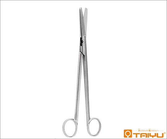 TAIYU（大祐医科工業） 子宮剪刀 両鈍 直 ハズシ 全長20cm TY-113A 1本（ご注文単位1本）【直送品】
