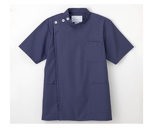 ナガイレーベン 男子横掛半袖 ネイビー S KES5167 1枚（ご注文単位1枚）【直送品】