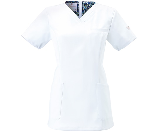 フォーク スクラブ ホワイト 3L HI700-1 1枚（ご注文単位1枚）【直送品】