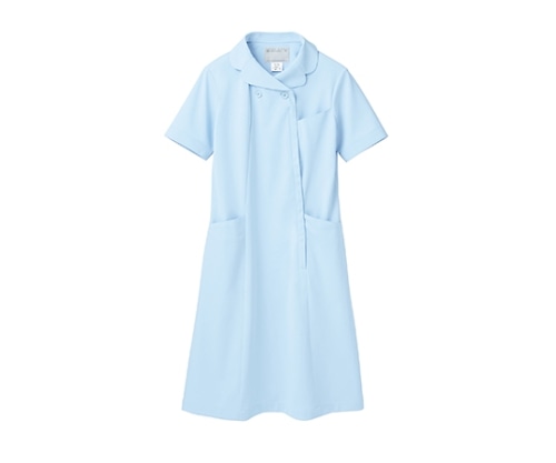 住商モンブラン ナースワンピース 半袖 サックス 73-1776 S 1枚（ご注文単位1枚）【直送品】
